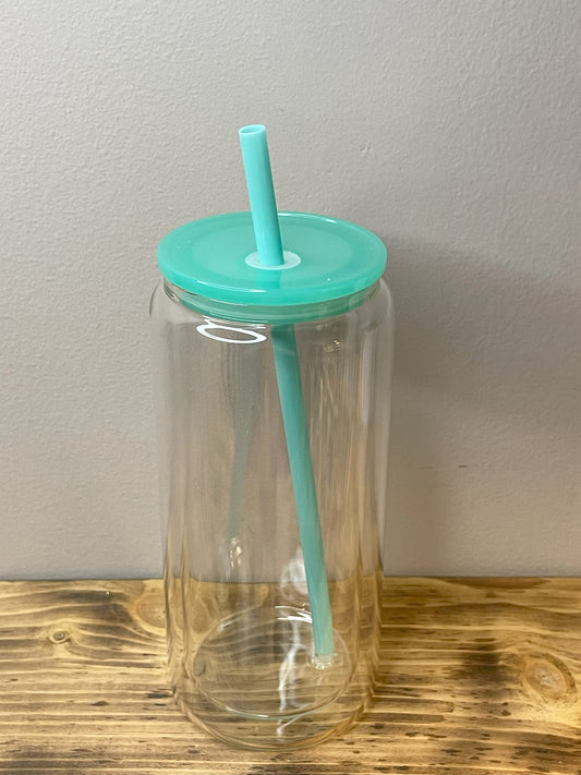 Snowglobe Tumbler - 16oz. Aqua